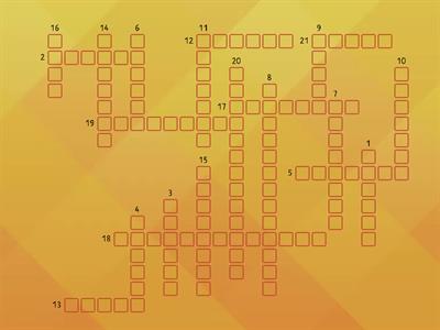 Comparative and Superlative Adjectives - Crossword