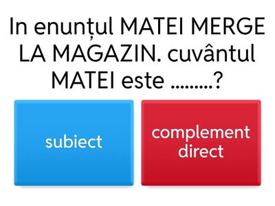 FUNCTIILE SINTACTICE