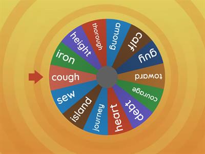 7.4 Sight Word Wheel