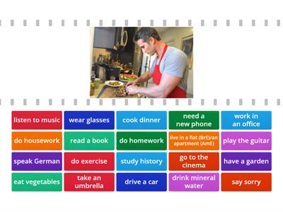 English file (4 ed) unit 3A verb phrases