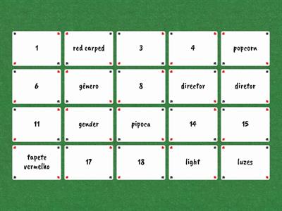 Combine os pares de Gustavo e Klaus :]