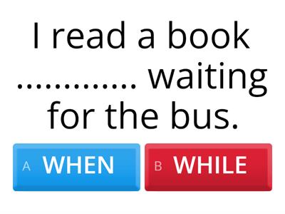 WHILE V/S WHEN 1