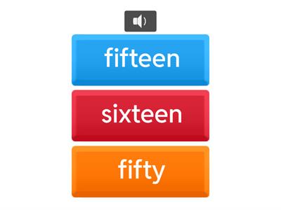  IntroUnit 1 Number 0-15 listening reading practice