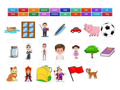 exercise level 1 "english vocabularies"