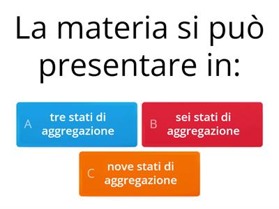 GLI STATI DI AGGREGAZIONE 1