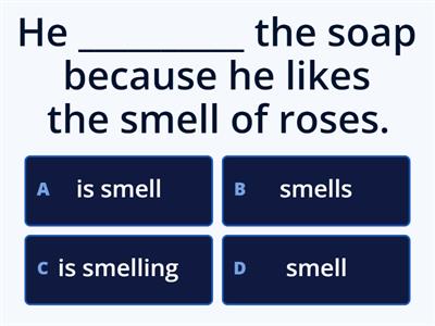 Stative vs Dynamic verbs