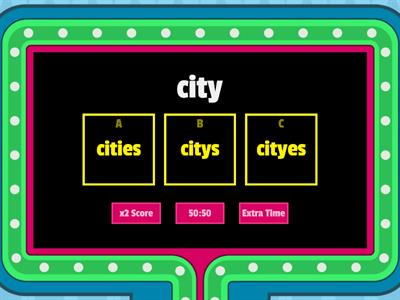 5.6 Change Y to I and add vowel suffix