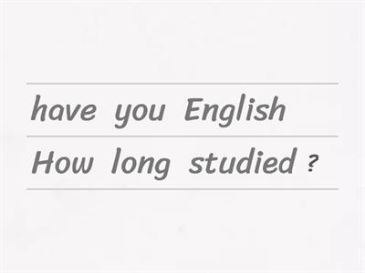 KET How long/since/for