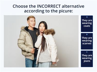 Present Progressive (positive and negative)