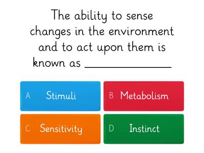 Biology quiz