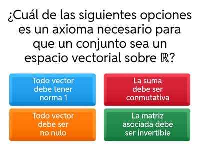 Conceptos del Álgebra Lineal 