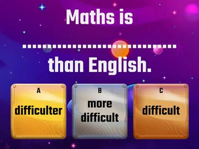 Comparative Adjectives