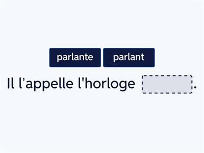 participe présent ou adjectif verbal? choisis la bonne option