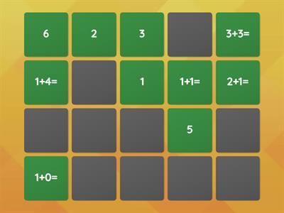 adding to 10 matching