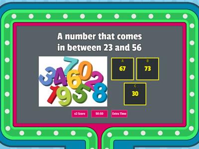 Numbers in between