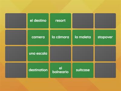 vocabulario de vacaciones