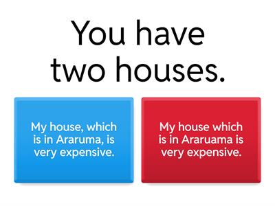Defining or Non-defining Clauses