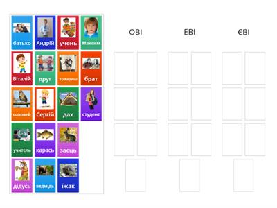 Давальний відмінок чоловічий рід