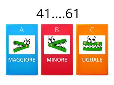 Maggiore, minore o uguale? (numeri oltre il 100)