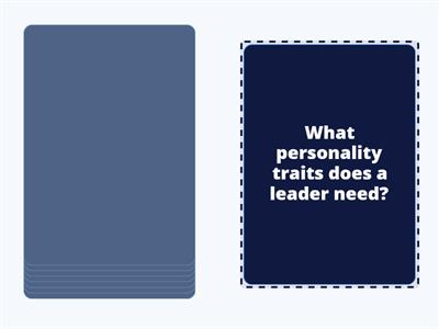 C1 Personality questions