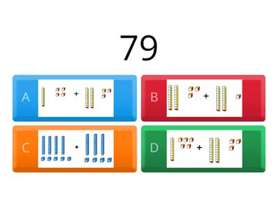 Adding Base Ten Match Quiz