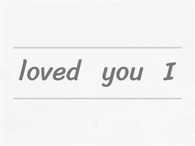 Past/Future in English