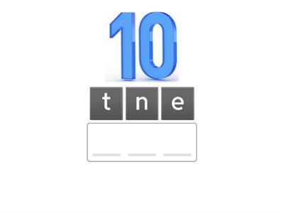 Can you spell the number words?