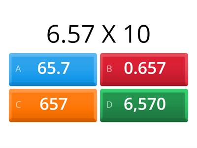 Multiply and Divide by Powers of Ten