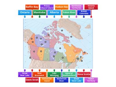 Canada 3 - "Places on Map"