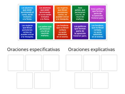 LN-B2-Oraciones de relativo: puntuación para explicativas y especificativas