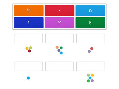 طابق الارقام ٠-٥