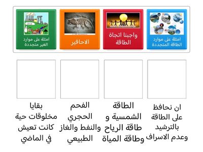 مصادر الطاقة 