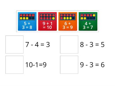 Ten Frames Match Up - 1.OA.B.4