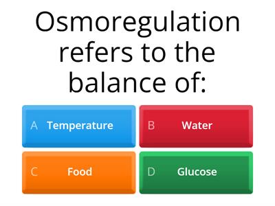 Excretory System & Osmoregulation