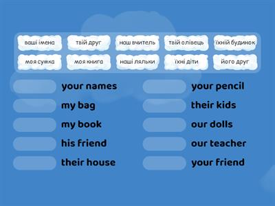 Possessive Pronouns