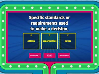 English Review First Partial Exam
