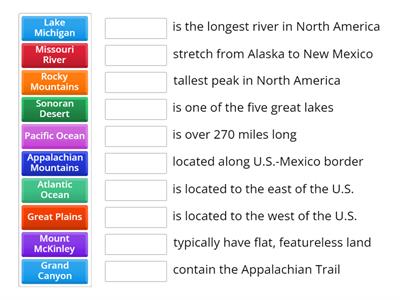 NA Physical Geography Reivew