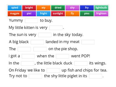 IGH IE Cloze Passage