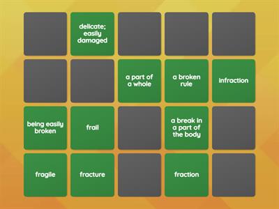 Gal 18 Maching Pairs