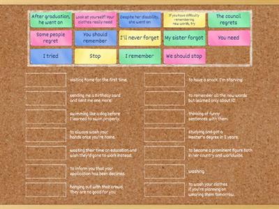 Verbs with Infinitive AND Gerund