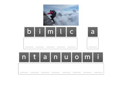 anagram Unit 6 - 5 Primary