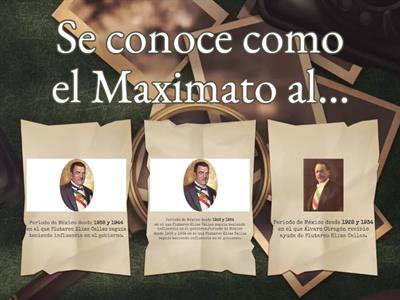 HISTORIA MAXIMATO Y GUERRA CRISTERA