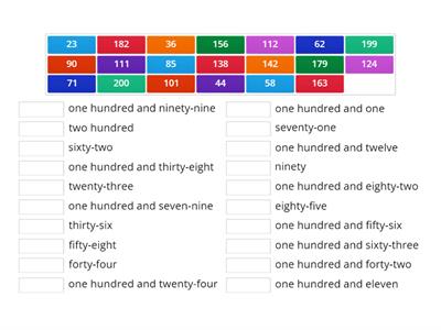 Numbers (Big numbers)