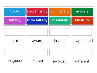 Adverb - Adjective Collocations 5