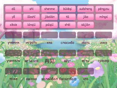 Учитесь у меня китайскому языку 1 (1-7)