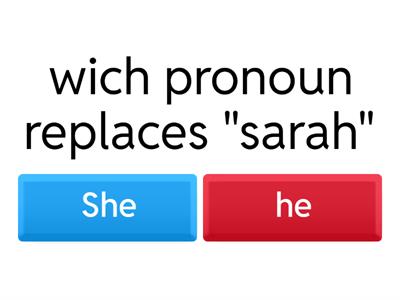 pronoun