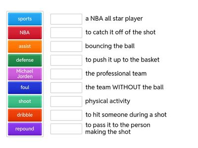 basketball vocabulary