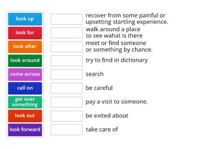 Phrasal verbs-Maturita solutions Unit 7