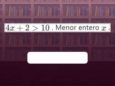 Tema 15: Inecuación de primer grado