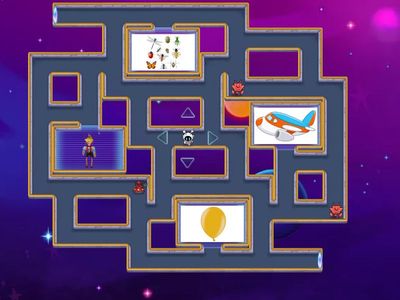 Alphabet words maze 3